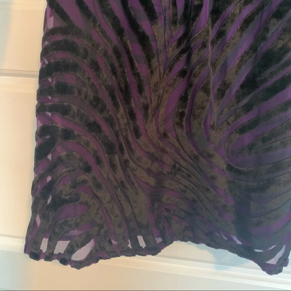 Michael Kors Tiger Velvet Jacquard Dress Size M